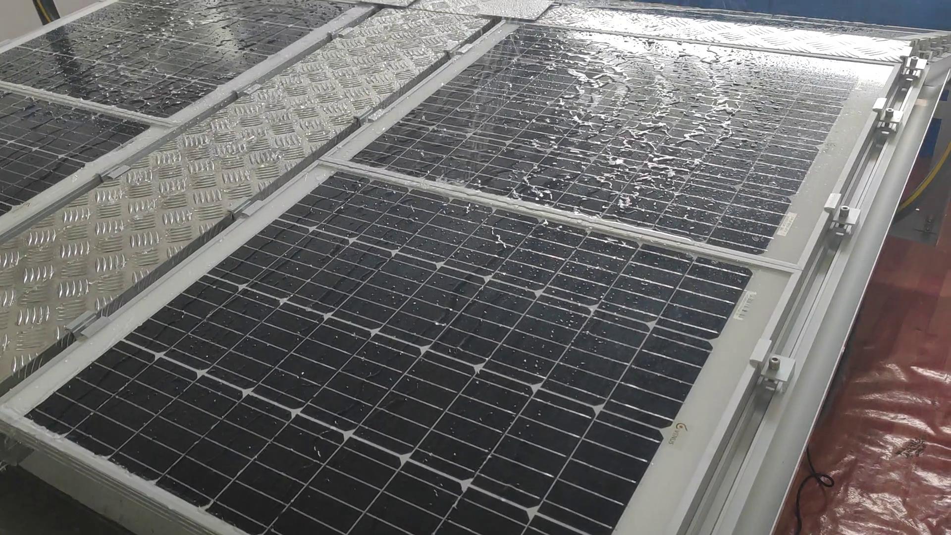 防水光伏支架铝合金w导水槽防漏水太阳能光伏棚